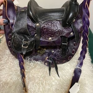 Brand new leather saddle bag!